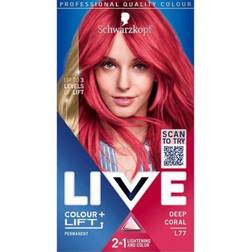 Schwarzkopf Live Colour Lift Deep Coral Permanent Pink Hair Dye