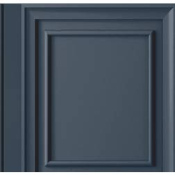 Laura Ashley Redbrook Wood Panel Dark Seaspray Removable Wallpaper