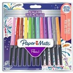 Paper Mate Papermate Flair Metallic 12-Blister Assorted colors