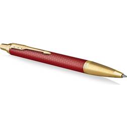 Parker IM Premium Red Gold Trim Ballpoint Pen