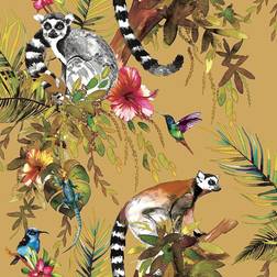 Dutch Wallcoverings Tapet Lemur ockra