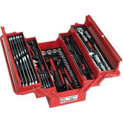 Holzmann Boîte de 86 outils WZK86CRV chrome vanadium