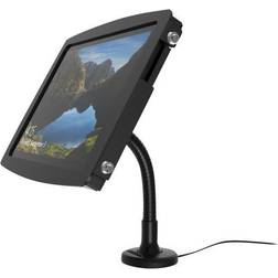 Compulocks Group Flex Arm Surface Pro 7 Galaxy TabPro S Counter Top Kiosk Black Hölje Antistöld för surfplatta låsbar höggradig aluminium svart skärmstorlek: 12 för Microsoft Surface Pro, Pro 3, Pro 4, Pro 6, Pro 7 Samsung Galaxy TabPro