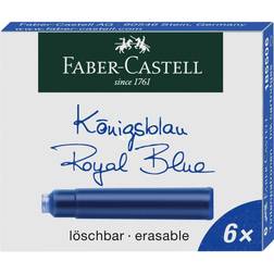 Faber-Castell fyldepen patron blå 6 stk