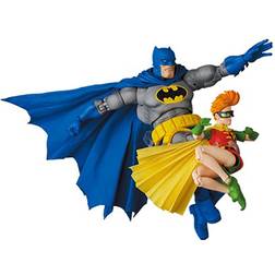 Batman The Dark Knight Returns (Blue Version) and Robin MAFEX Action Figures