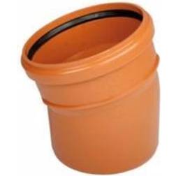 Wavin PVC bøjning 160mm, 30° EN1401