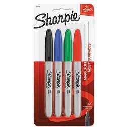Sharpie Fine Permanent Marker Assorted 4pk