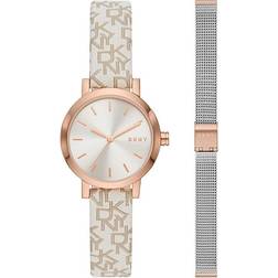 DKNY Soho Ladies Traditional Steel, Silver