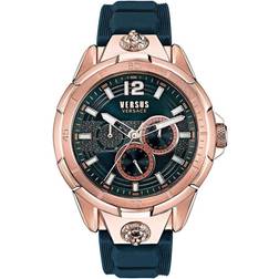 Versus by Versace Runyon Herrklocka 44 mm Roséguld Blått Armband