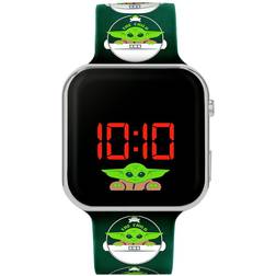 Disney Mandalorian Black LED Watch MNL4084 75mm