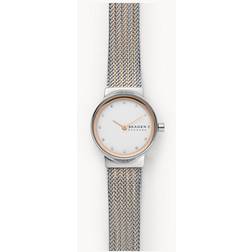 Skagen Damklocka SKW2699 Freja Vit Roséguldstonat Stål Ø26 mm
