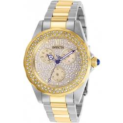 Invicta 28433 Womens Angel Multifunction White & Pave