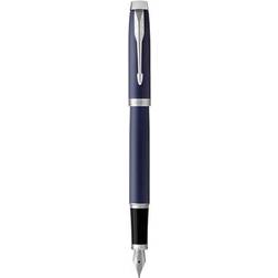 Parker IM Fountain Pen Matte Blue Fine Nib with Blue Ink Refill Gift Box