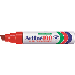 Artline 100 Permanent Marker Rød