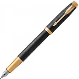 Parker IM Premium Black/Gold Fyldepen Fine