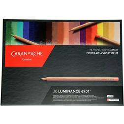 Caran d’Ache Luminance 6901 Coloured Pencils Portrait Assortment 20-pack