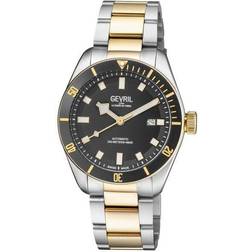 Gevril Yorkville Black IP Yellow Gold One Size
