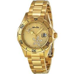 Invicta 12508 18 mm Womens Angel 3 Hand Gold