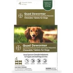 Bayer QUAD Dewormer Small Dog 4ct 22.7mg