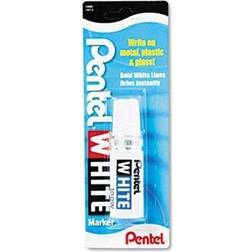 Pentel Permanent Marker, Broad Tip, White