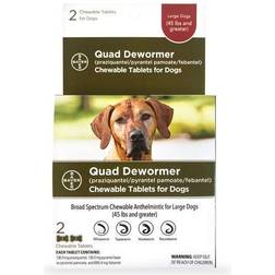 Bayer Quad Dewormer Chewable Tablet for Dogs