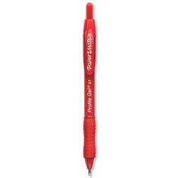 Paper Mate Profile Retractable Gel Pen, Medium Point, Red Ink, Dozen (2095463)