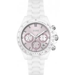 HUGO BOSS Damer Analog Kvartsklocka Med Keramiskt Armband 1502632