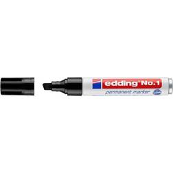 Edding 20 Pack: No.1 Permanent Marker in Black Chisel Michaels Black Chisel