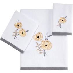 Avanti Marielle Guest Towel White (71.12x40.64cm)