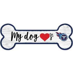 Fan Creations Tennessee Titans Team Dog Bone Sign