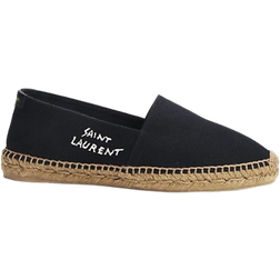 Saint Laurent Monogramme Logo Espadrille - Nero