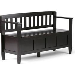 Simpli Home Brooklyn Storage Bench 48x28"