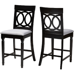 Baxton Studio Verina Bar Stool 108cm 2pcs