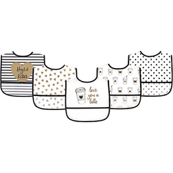 Hudson Peva Bibs 5-pack Latte