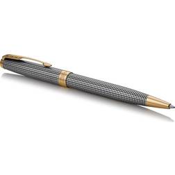 Parker Sonnet Chiselled Silver GT Kuglepen M