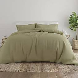 Solid Duvet Cover Green (228.6x228.6cm)