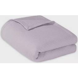 Madison Park Liquid Cotton Blankets Purple (228.6x167.64)