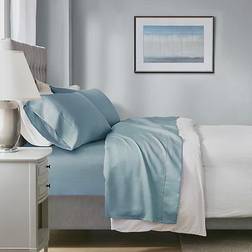 Beautyrest 1000 Thread Count Bed Sheet Blue (259.08x228.6cm)