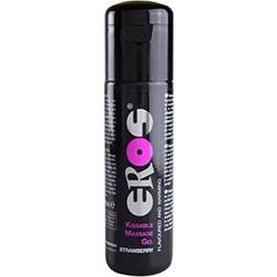 EROS Kissable Massage Gel Warming Strawberry 100ml