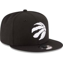 New Era Toronto Raptors Logo 9FIFTY Adjustable Snapback Hat Men - Black/White