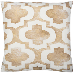 Safavieh Velie Complete Decoration Pillows White, Beige (45.72x45.72cm)