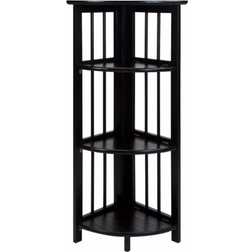 Casual Home 4-Shelf Corner Book Shelf 38.8"
