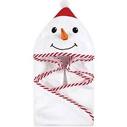 Hudson Animal Face Hooded Towel Snowman