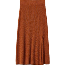 Rag & Bone Soleil Midi Skirt - Pale Copper