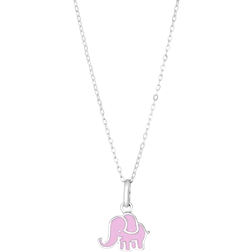 Nordahl Andersen Elephant Necklaces - Silver/Pink