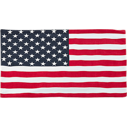 Saro Lifestyle Star Spangled Place Mat Red (50.8x35.56)