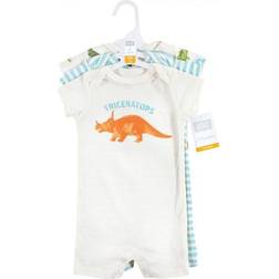 Hudson Infant Boy Cotton Rompers - Triceratops