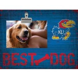 Fan Creations Kansas Jayhawks Best Dog Clip Photo Frame