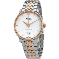 Mido Baroncelli Watch, 40mm White/Multi