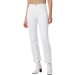 Hudson Remi High-Rise Straight Ankle Jean - White